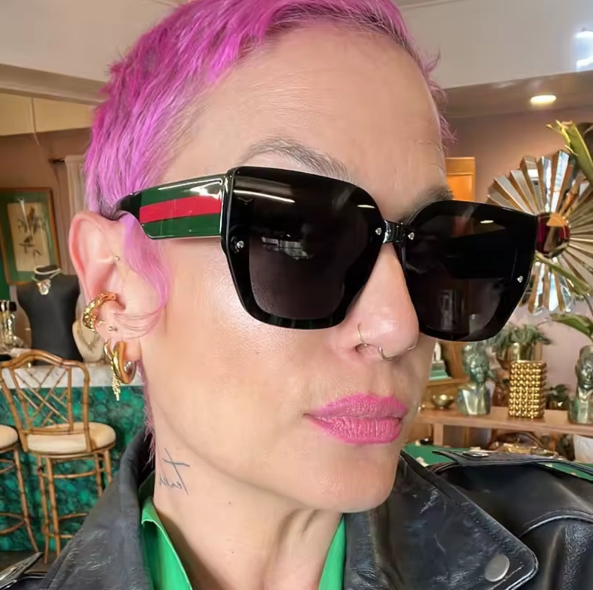 G Stripe Sunglasses