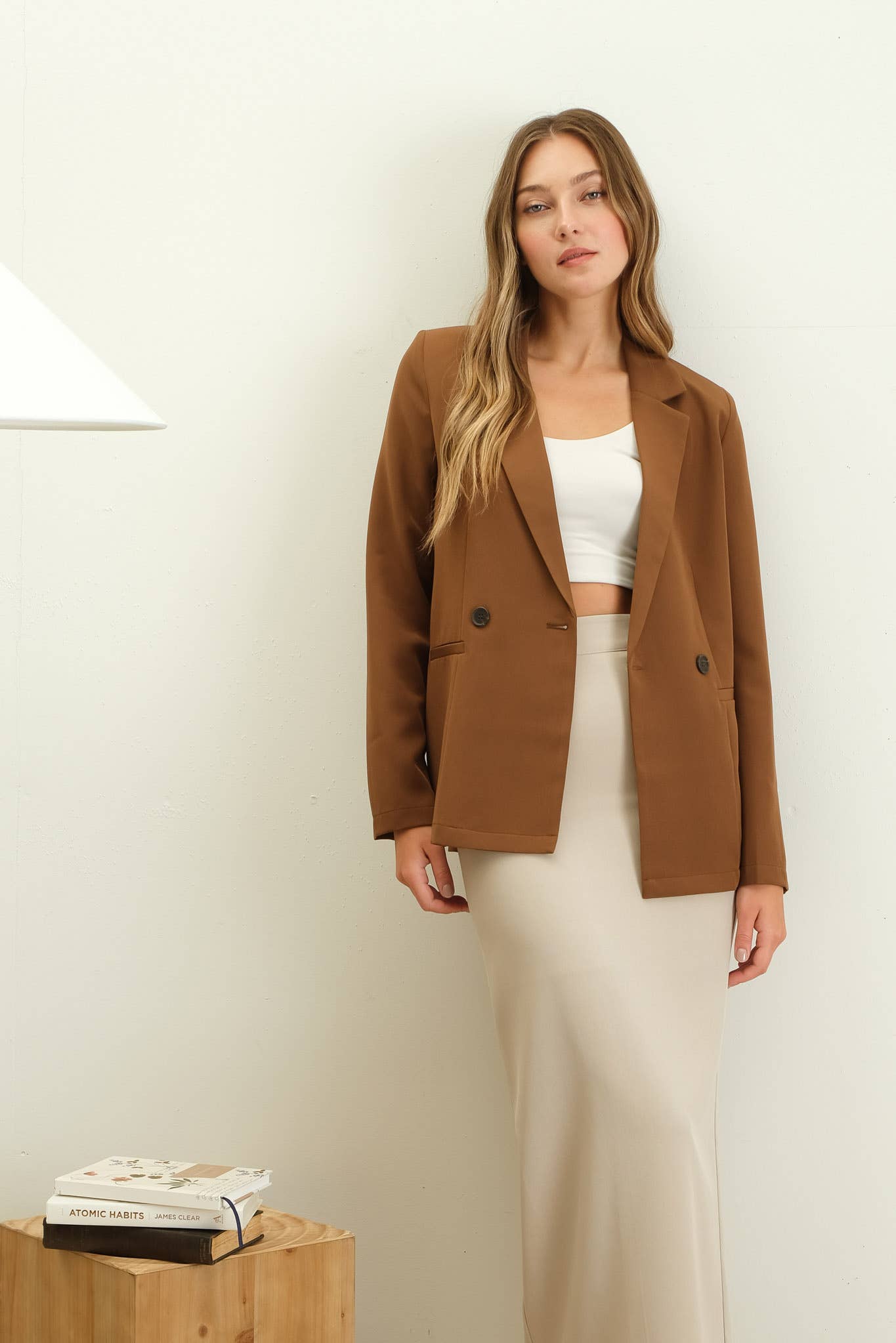 Fall Basics- Brown Sugar Blazer