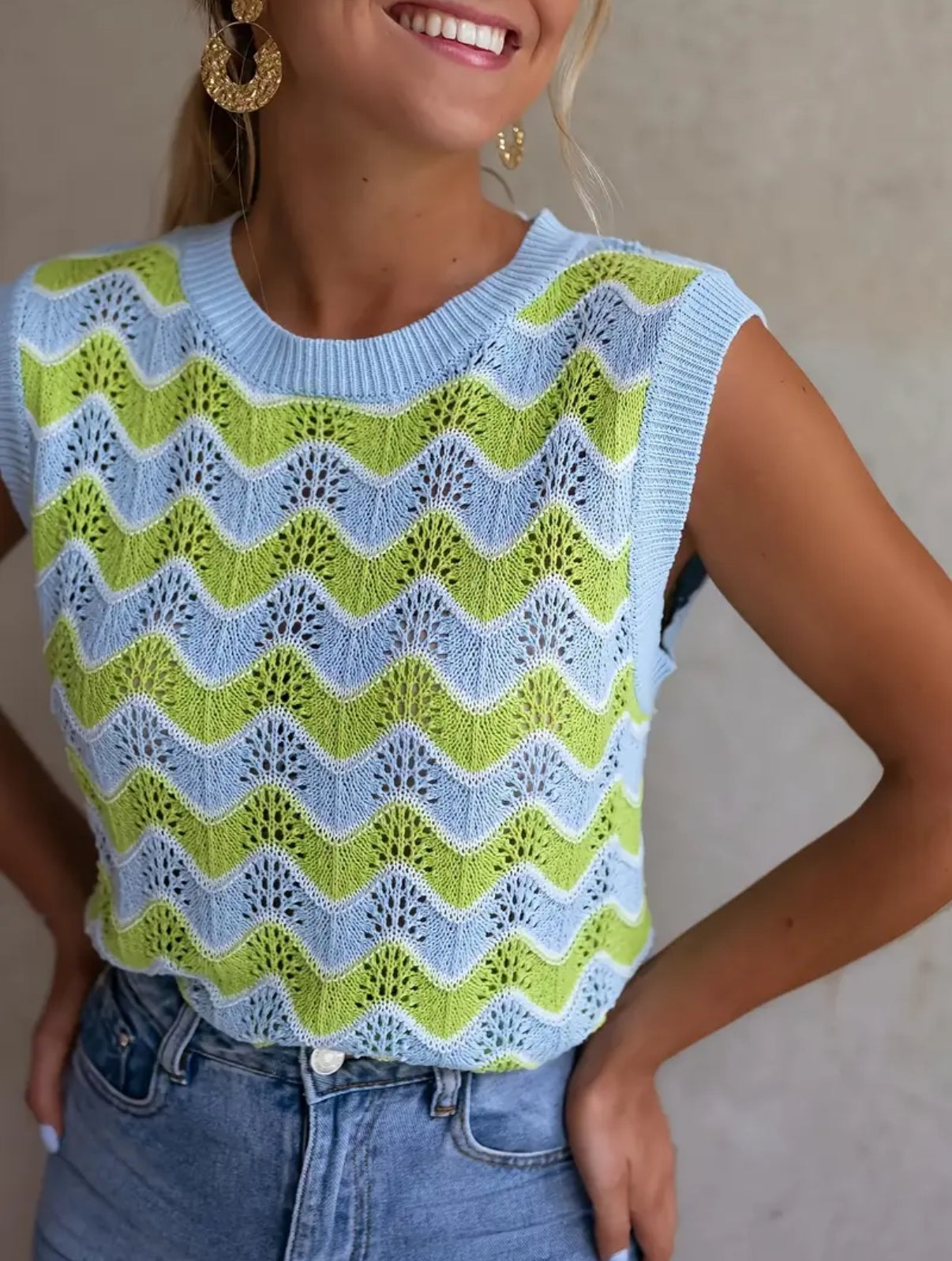 Spring crochet top