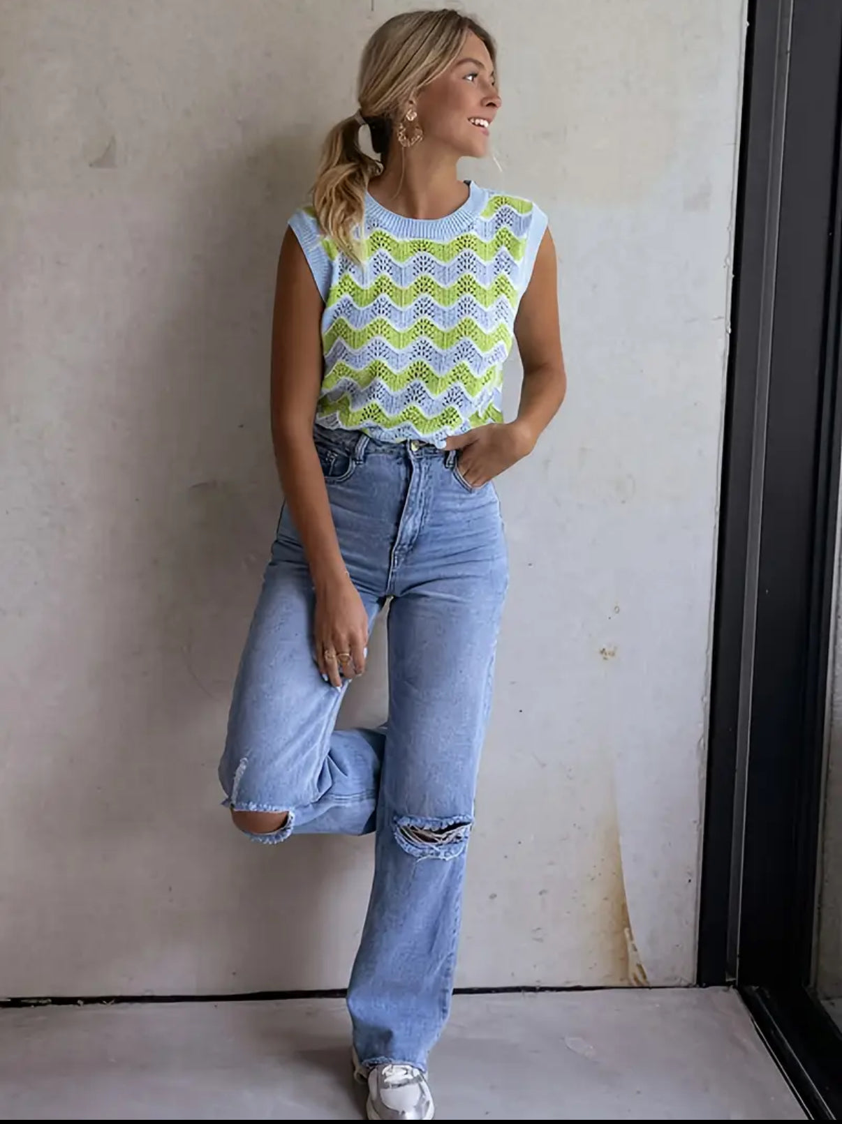 Spring crochet top