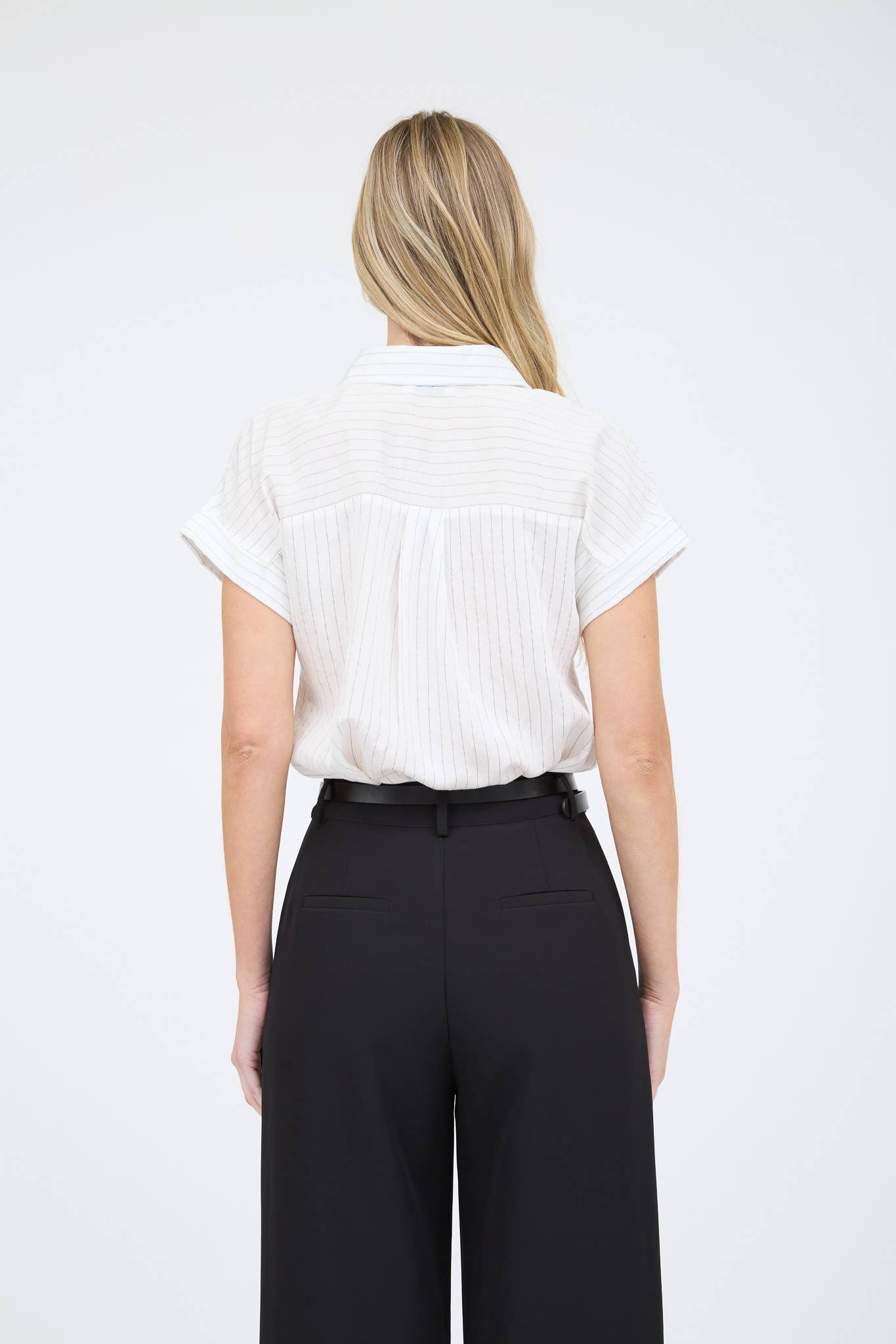 Fall Basics - Pinstripe Collar Shirt