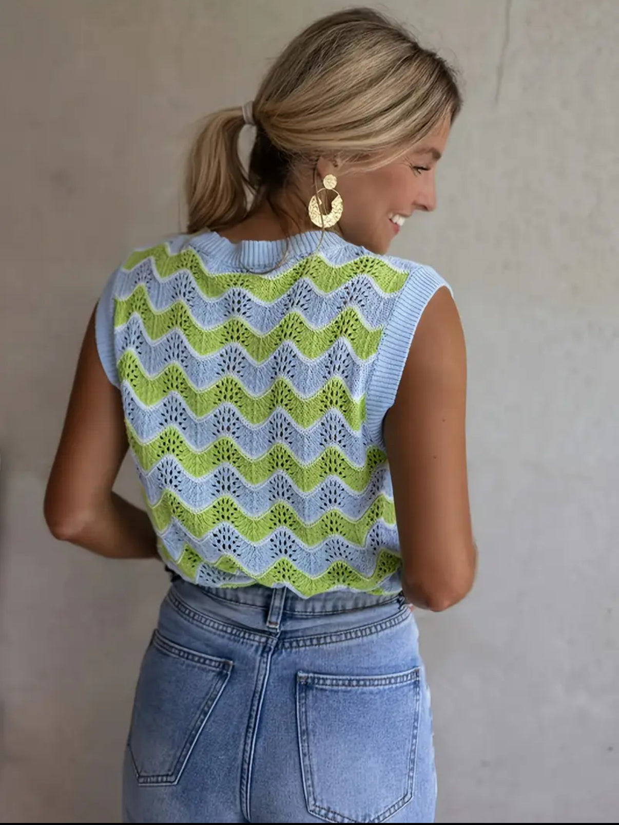 Spring crochet top