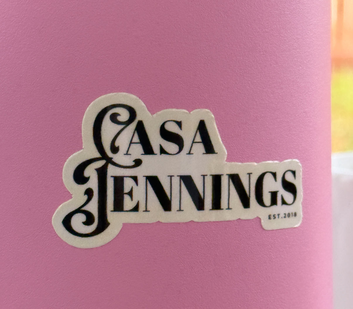 Casa Jennings Sticker