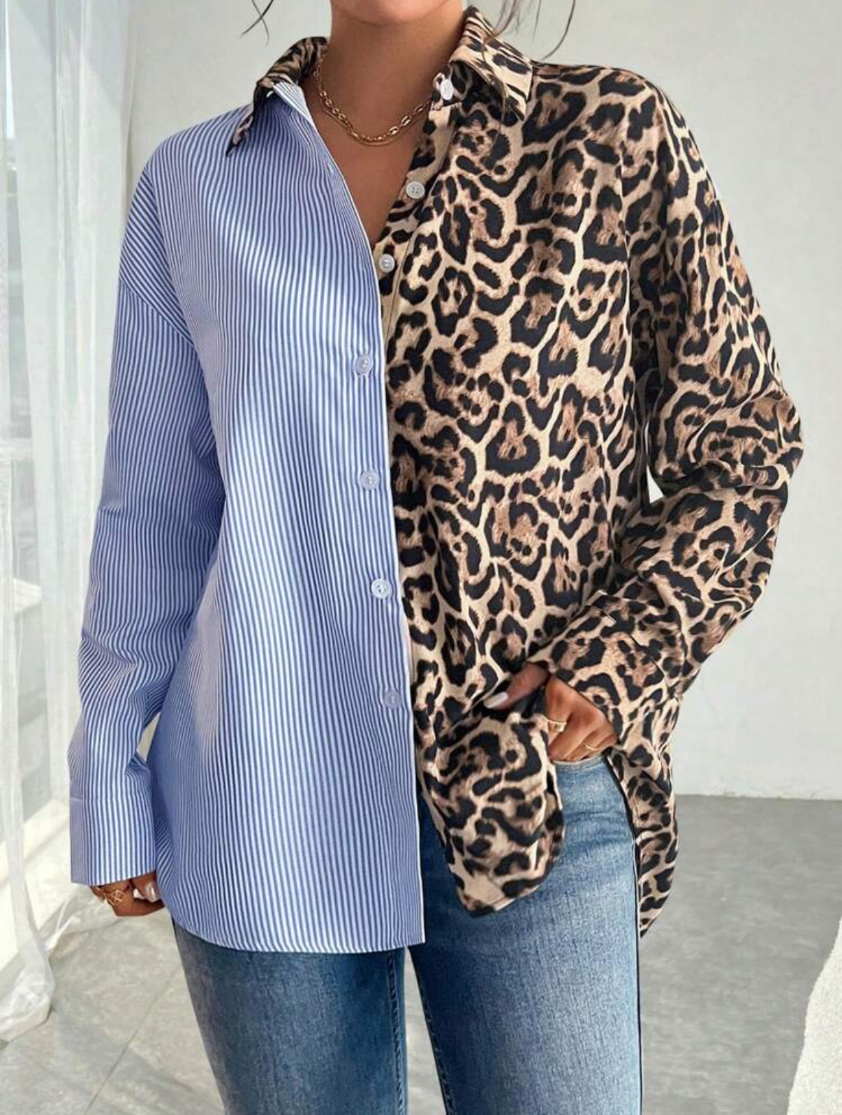 Preppy Funky Button up
