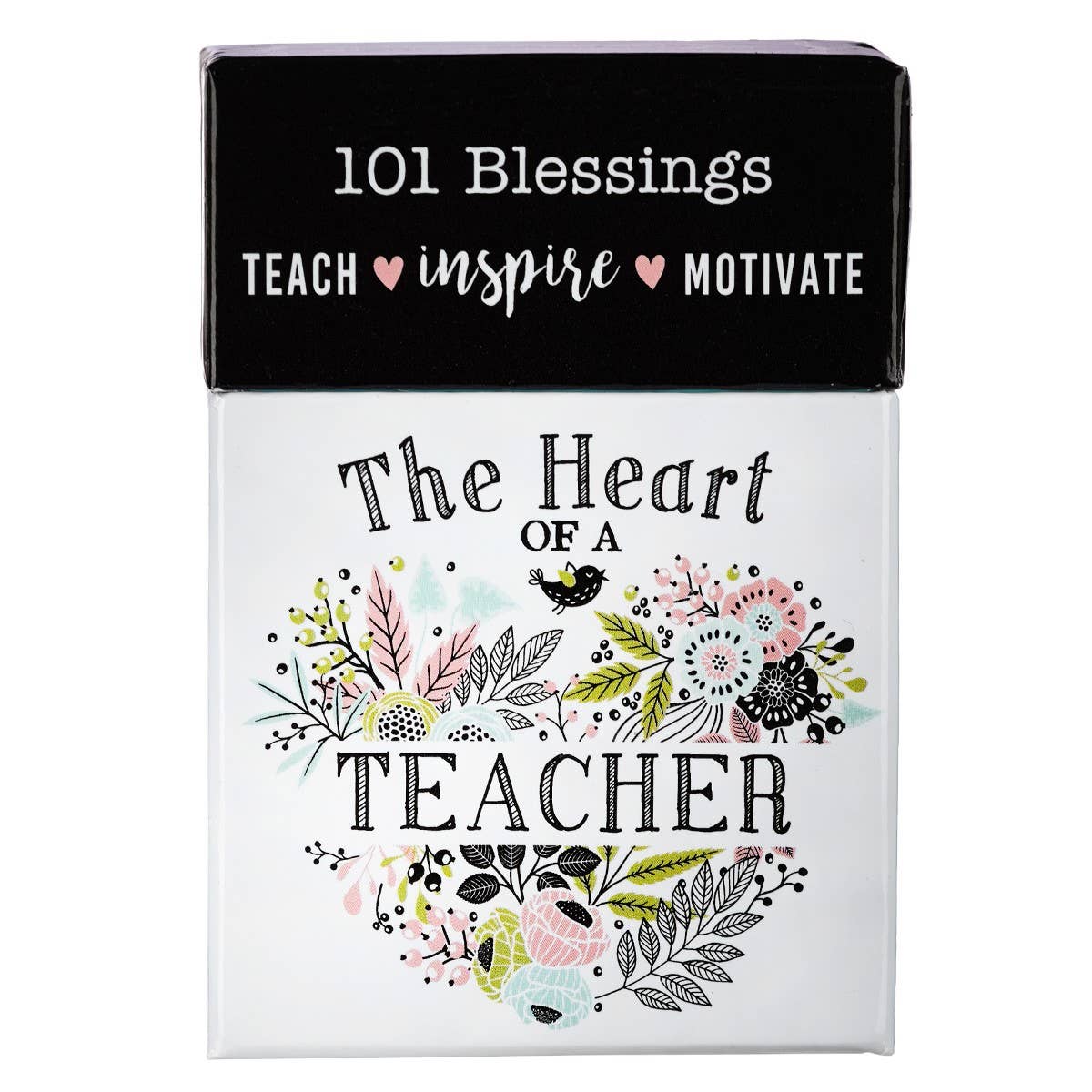 Christian Art Gifts - Box of Blessings Heart of a Teacher