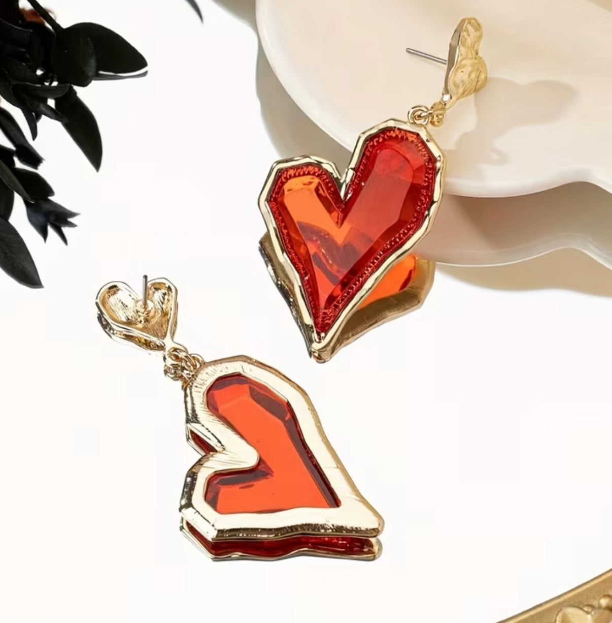 Glaze Heart Earrings