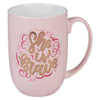 She is Brave Mug
