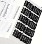 Bible Book Labels