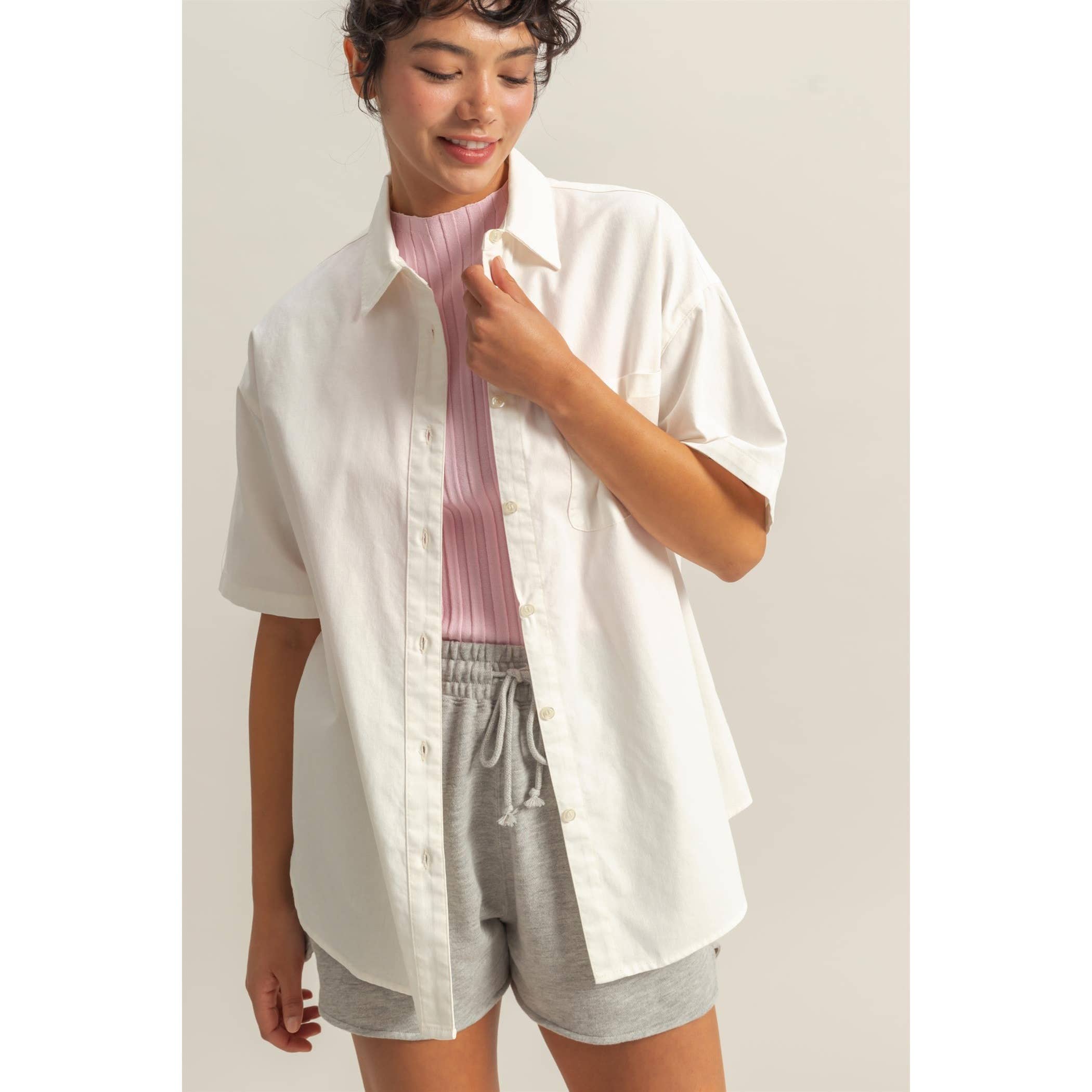 Crema Button down