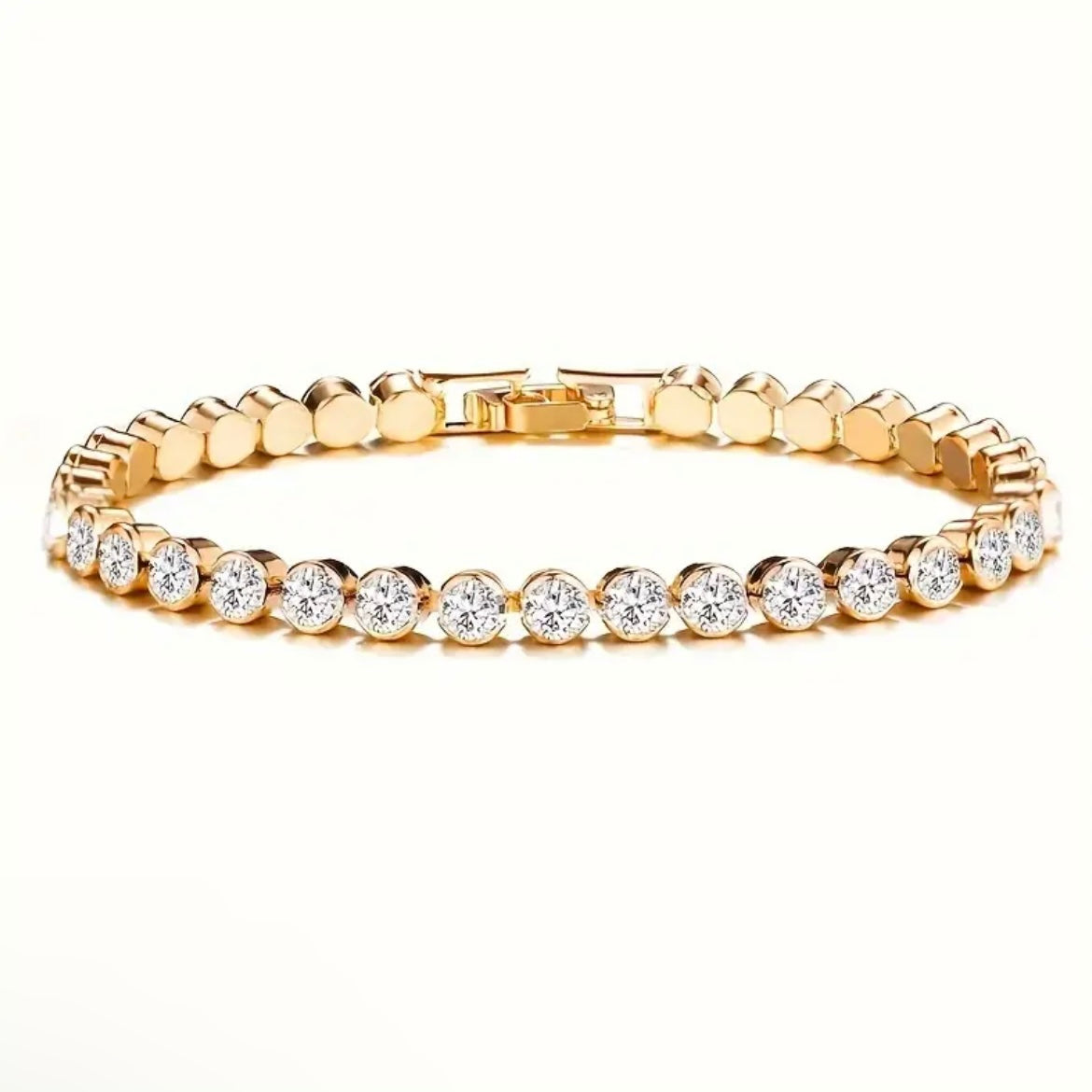 Round Tennis Bracelet