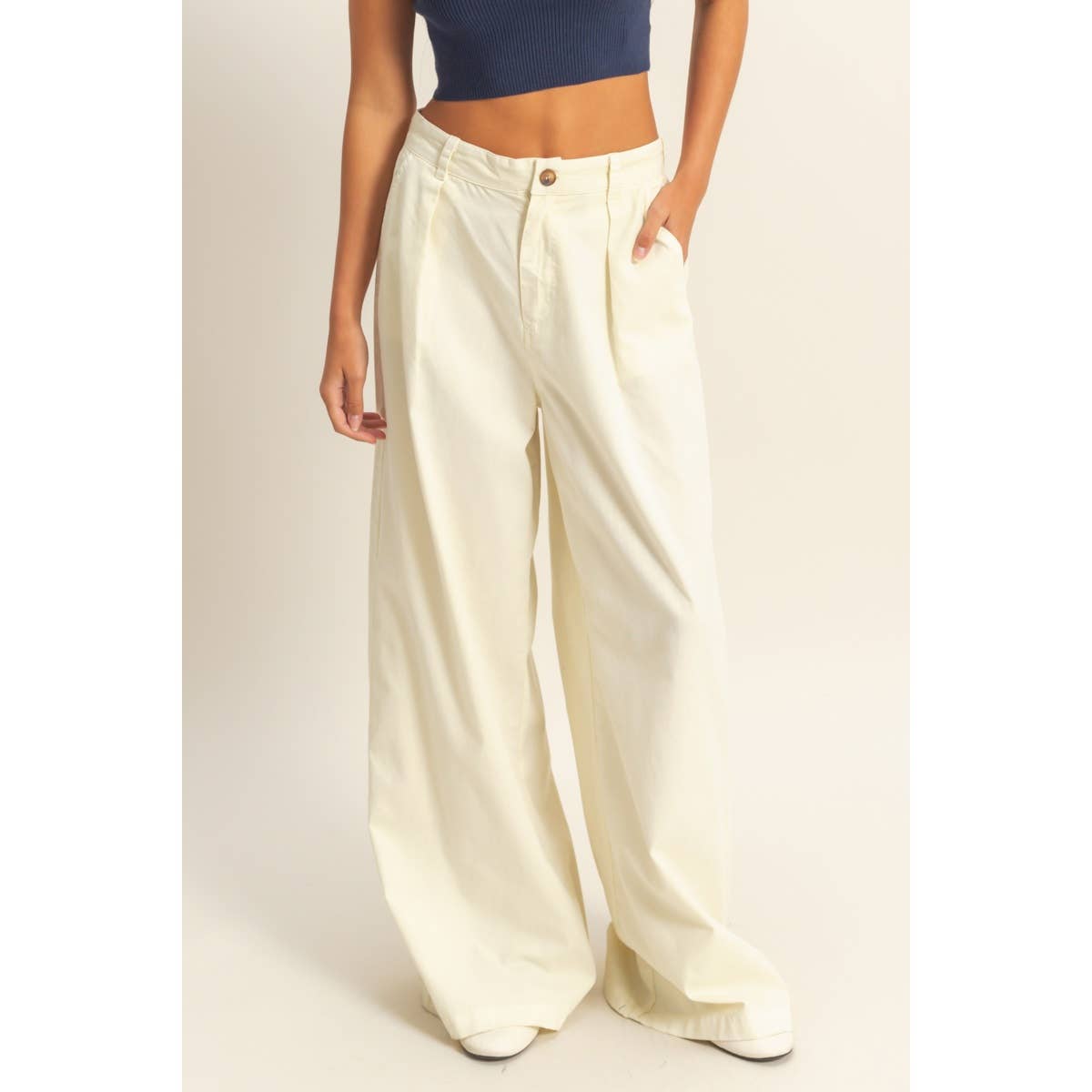 Crema Wide Leg Pants