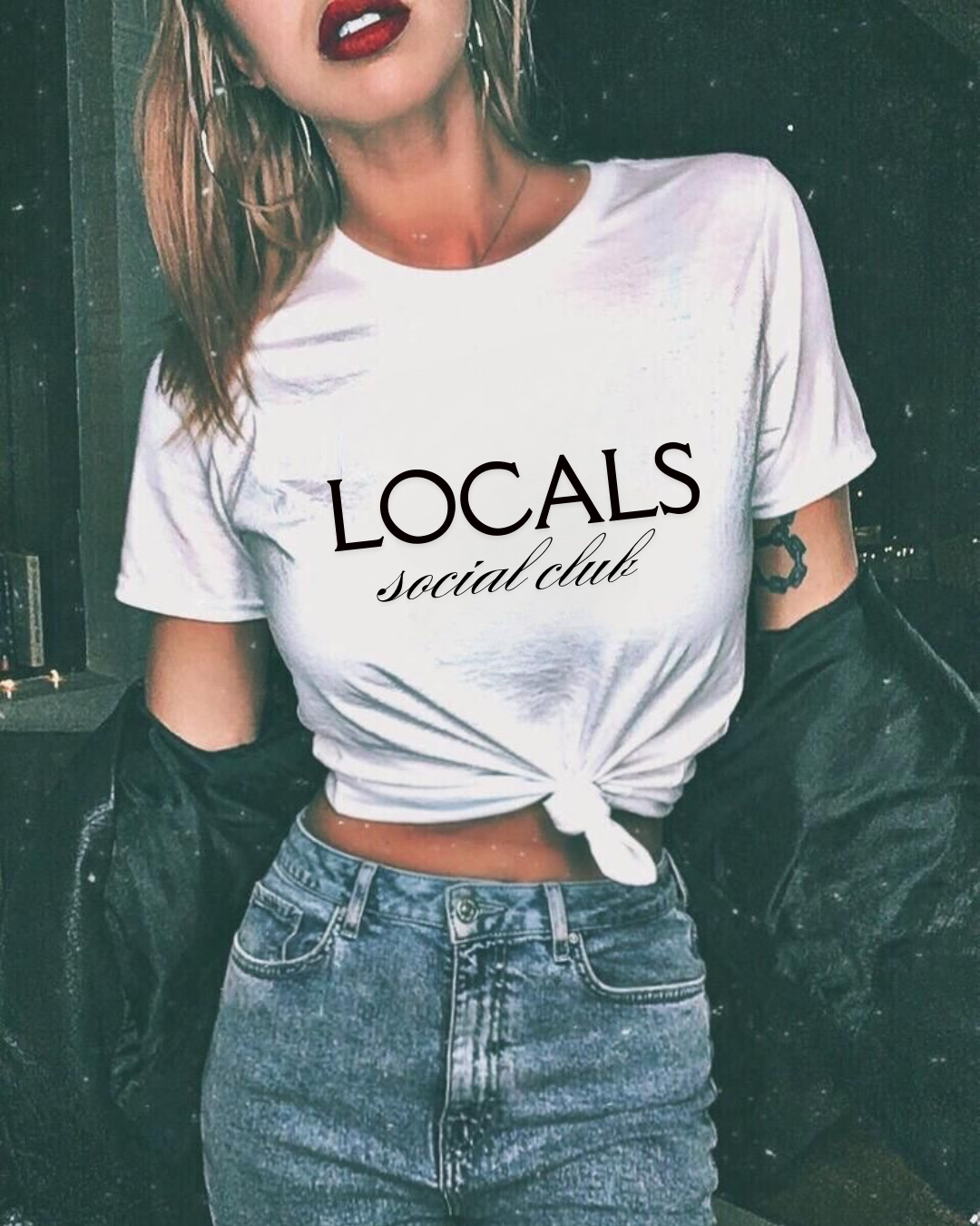 Locals social club tee