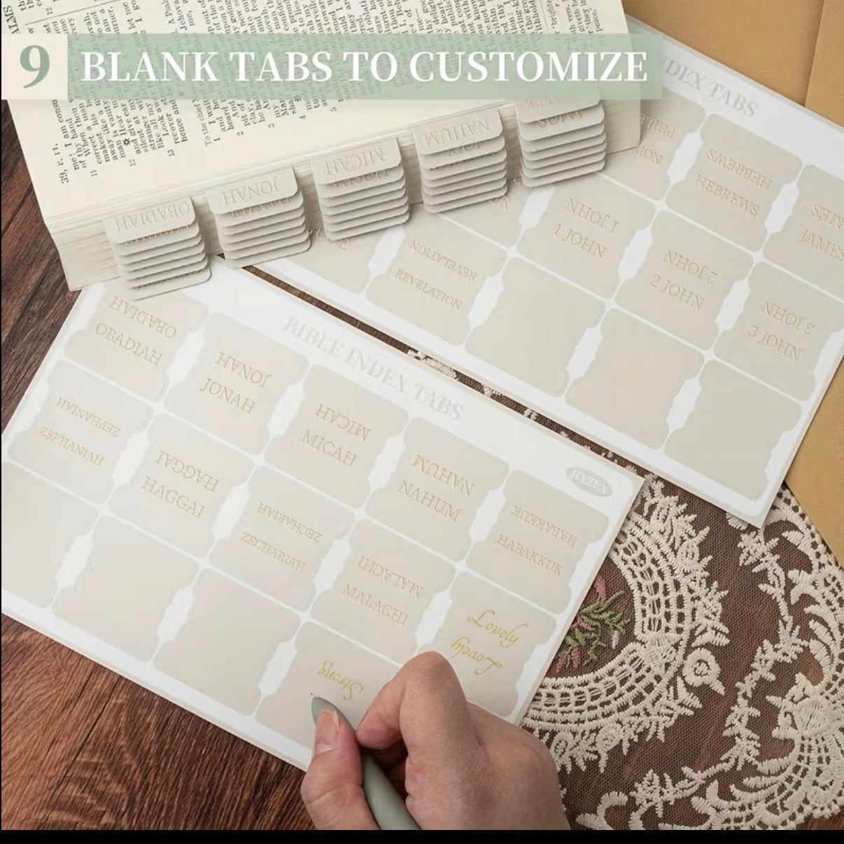Bible Book Labels