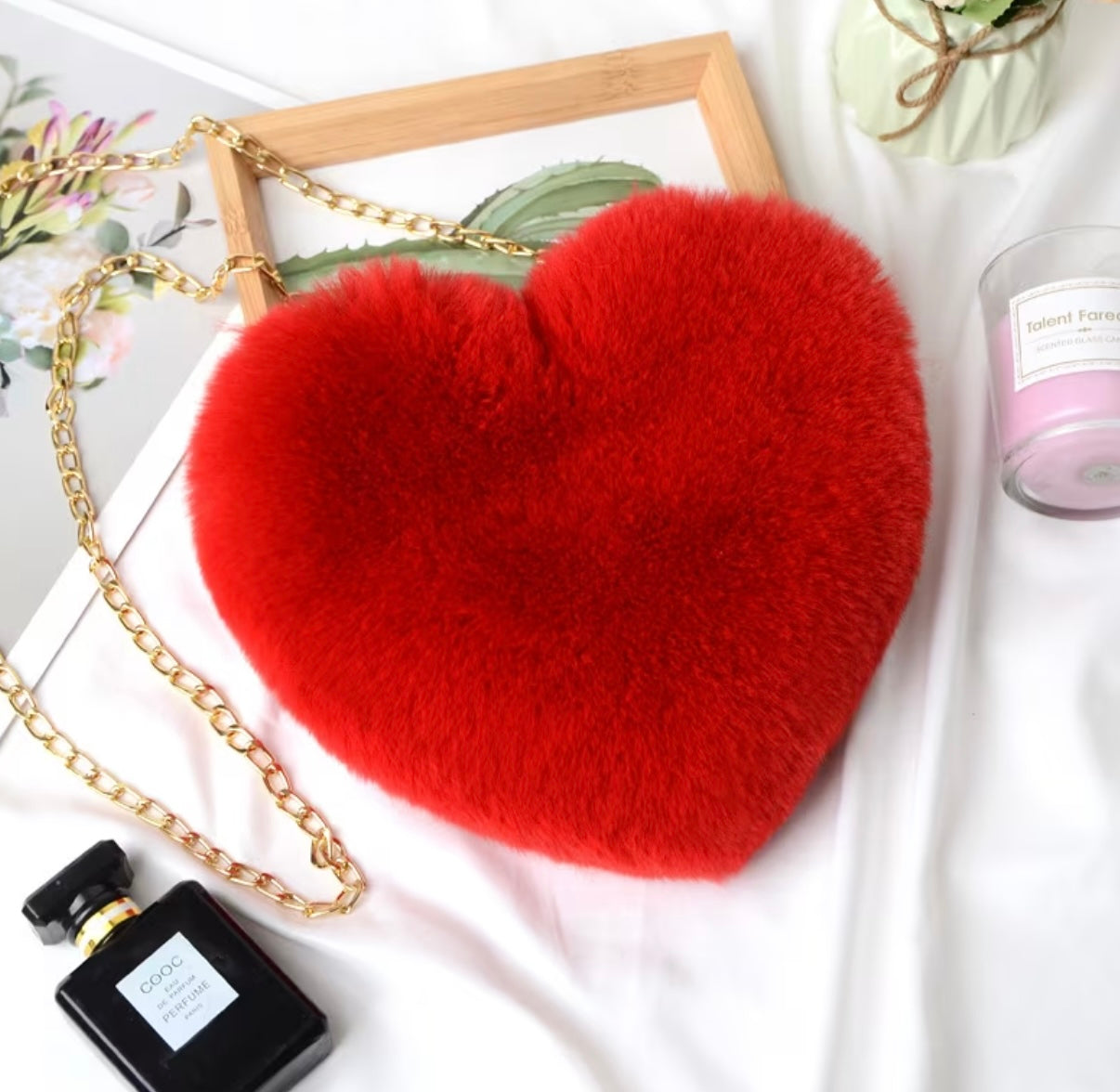 Puffy Heart Crossbody Bag