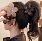 Flower hair clips