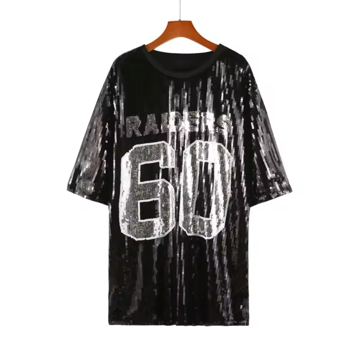 Raiders sequin long top / dress