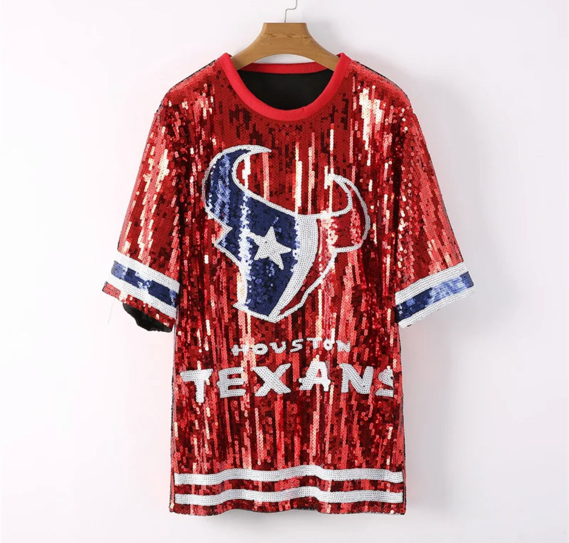 Texans sequin long top / dress