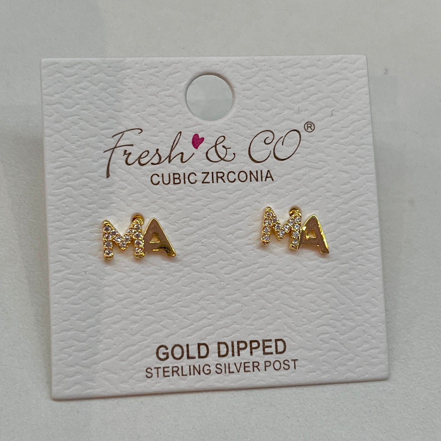 Mama stud earrings