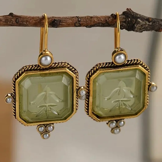 Vintage peridot earrings