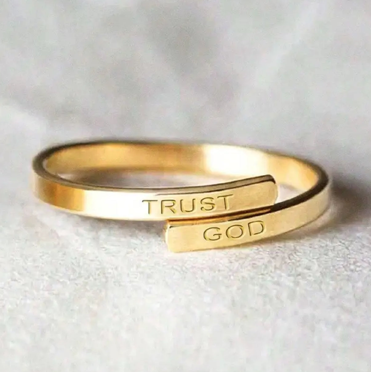 Trust God Ring