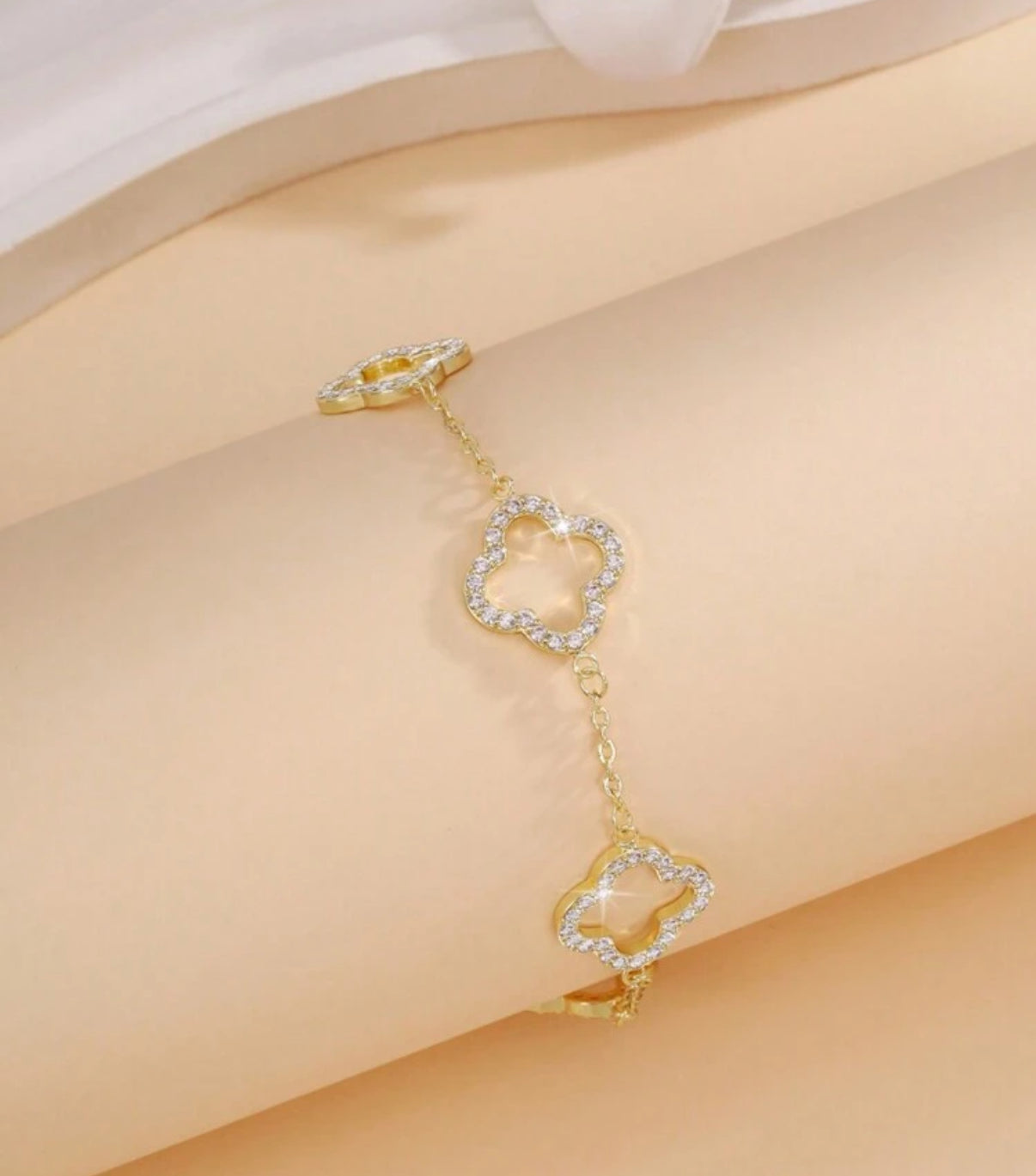 Stone Flower Bracelet