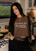 just here for the snacks Tee