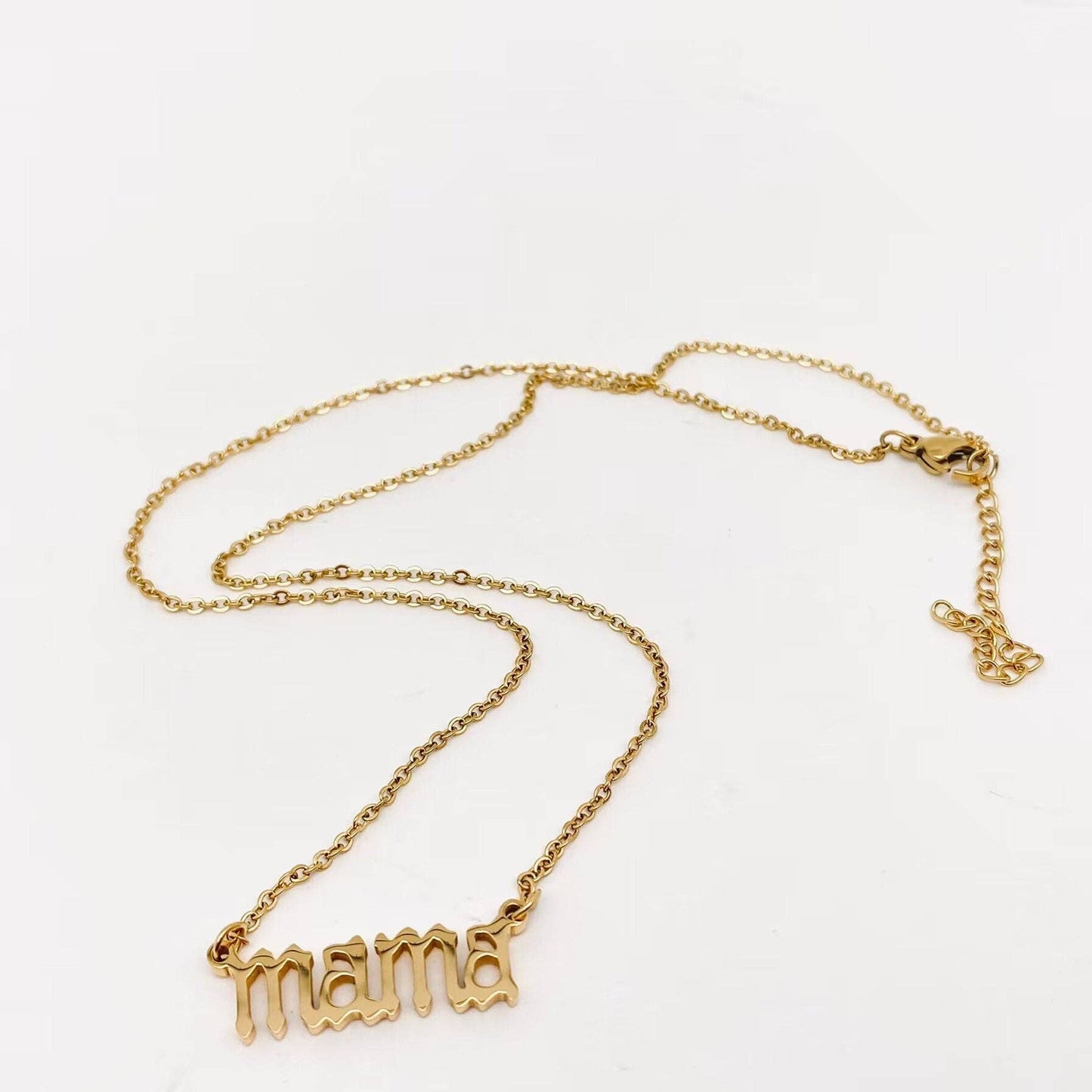 Old English Mama Necklace
