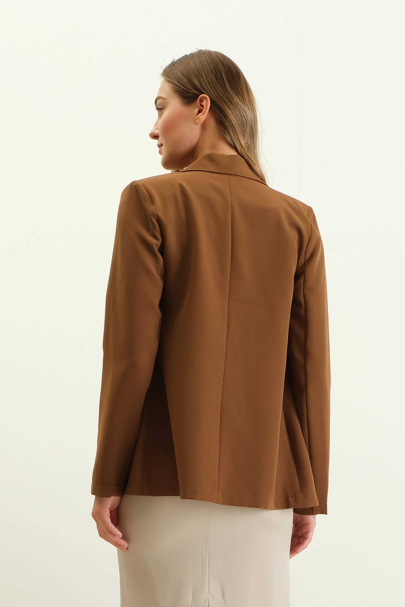 Fall Basics- Brown Sugar Blazer