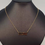 Old English Mama Necklace