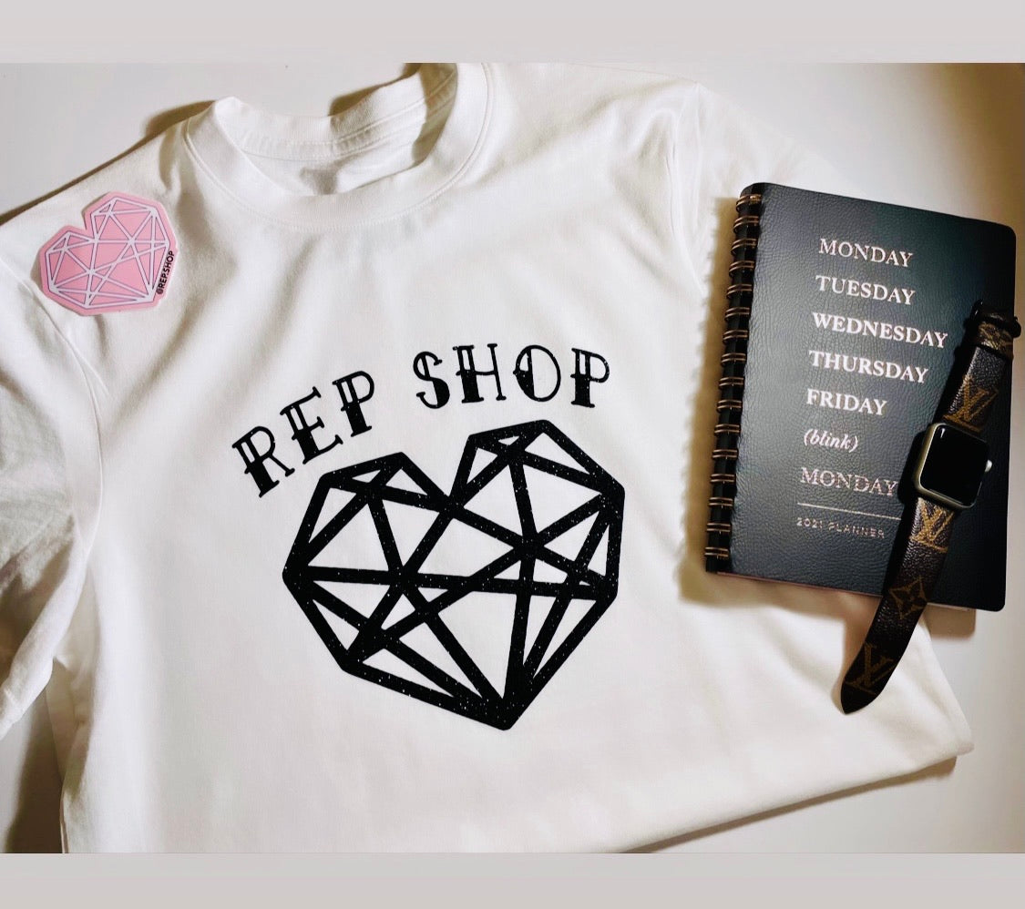 Rep Shop Tattoo Logo Tee