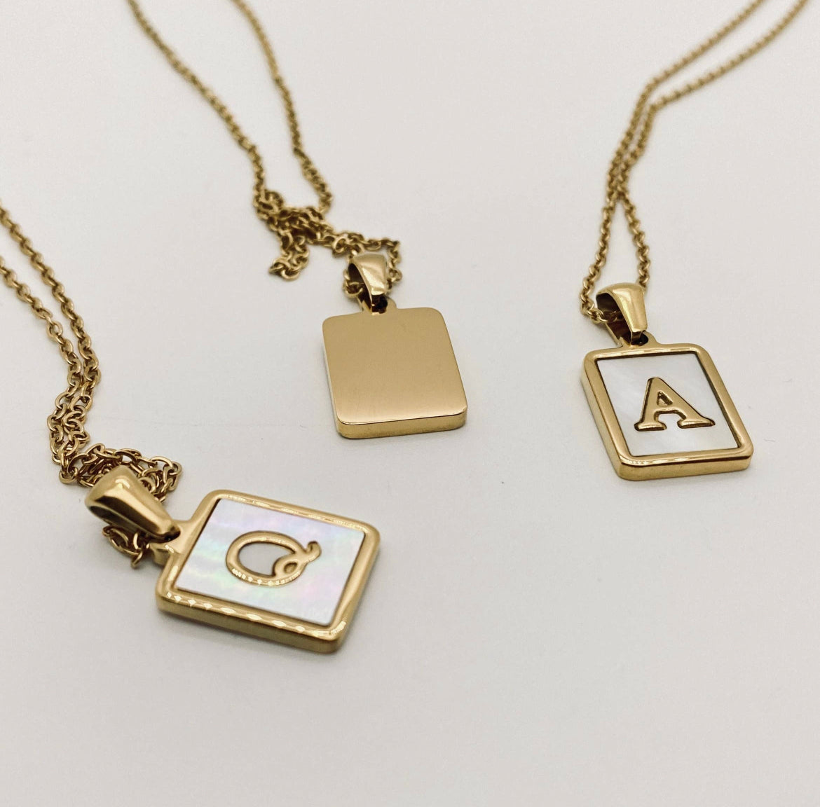 Initial Pendant Necklace