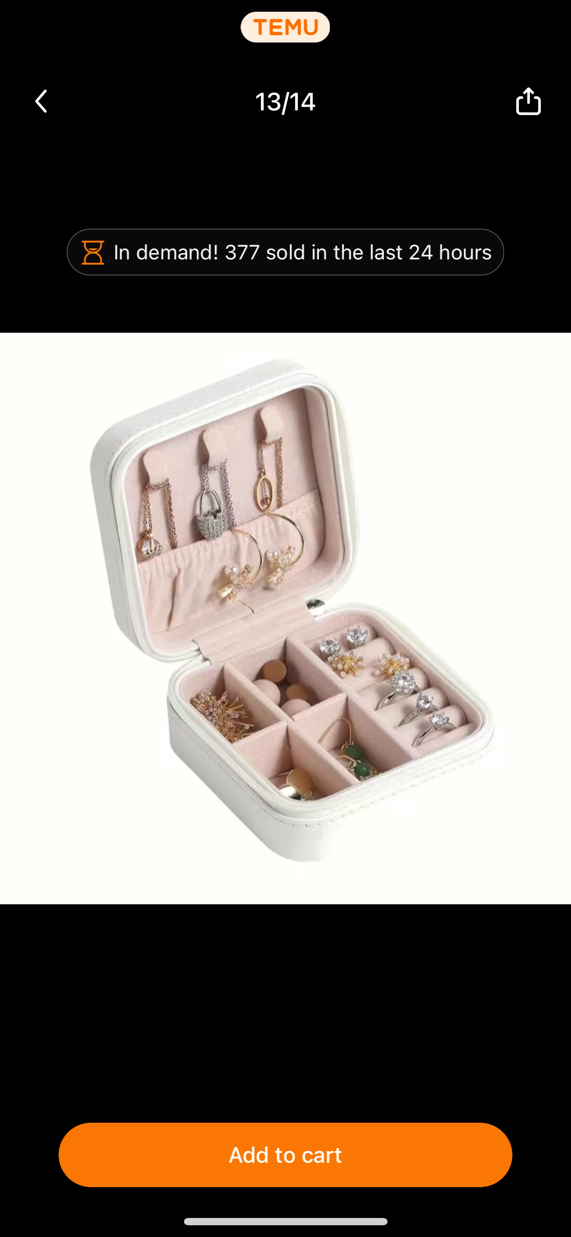 Travel Jewelry Case